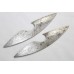 Blank blade 3 Pieces Hand Forged damascus and 1 piece wootz steel P 977